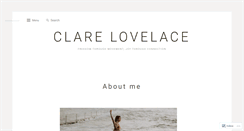 Desktop Screenshot of clarelovelace.com